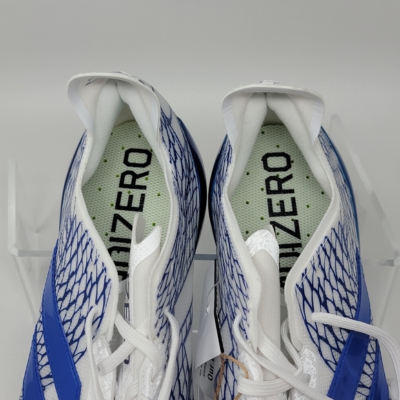 adidas Mens Size 12.5 ADIZERO ELECTRIC II Football Cleats Royal Blue IH8569 New - Picture 9 of 10